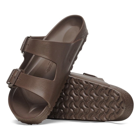 Birkenstock 39 Sz 8-8.5 Arizona Sandals Essentials Slides Roast Brown EVA New - Picture 2 of 5